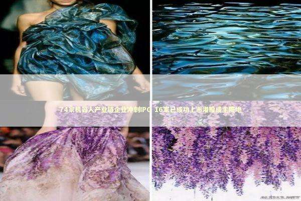 74家机器人产业链企业冲刺IPO 16家已成功上市港股成主阵地