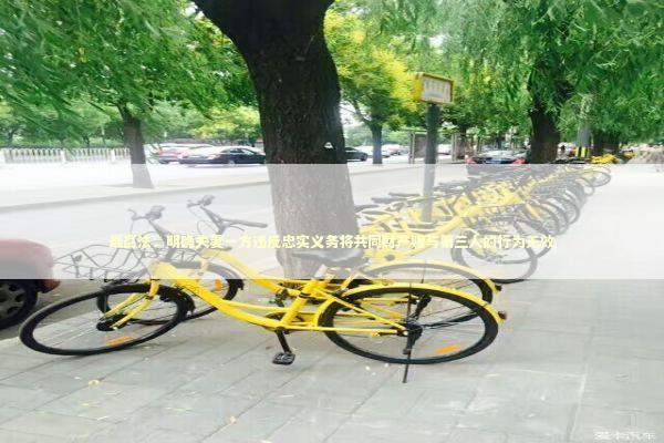 最高法：明确夫妻一方违反忠实义务将共同财产赠与第三人的行为无效