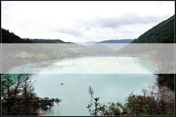 春节服务“不打烊”金融暖流润小微 新闻