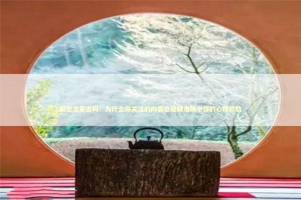 解密流量密码：为什么你关注的内容总是精准踩中你的心理软肋 IT技术